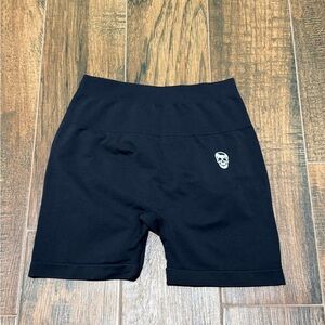 GymReaper Women's Infinity Seamless Shorts Black Size Small